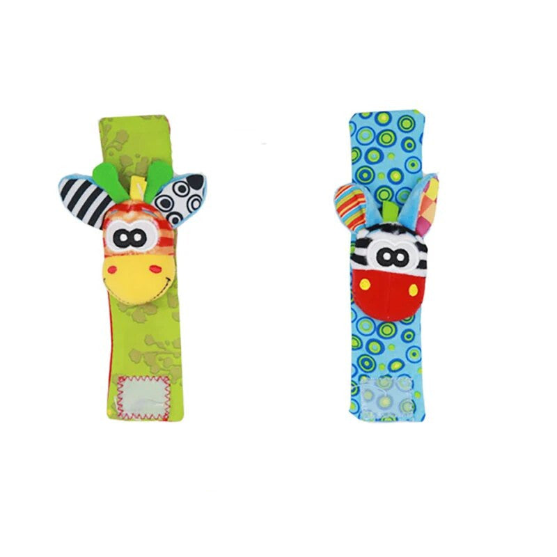 Baby Cartoon Newborn Wrist Rattle