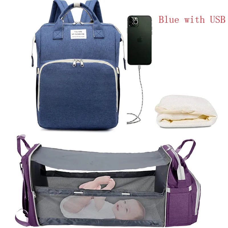 Portable Baby Nappy Changing Bag